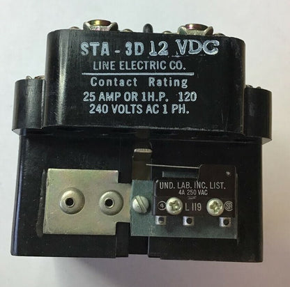 LINE ELECTRIC STA-3D12 VDC RELAY 1