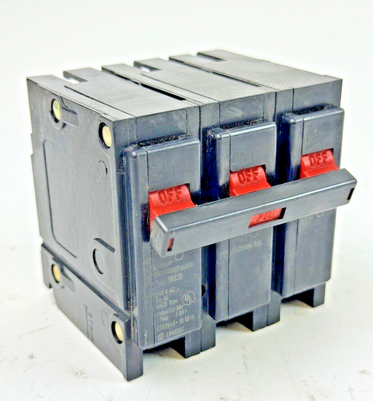 WESTINGHOUSE - BR320 - SNAP-IN CIRCUIT BREAKER - 3 POLE/20A/240 VAC0