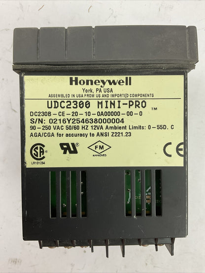 HONEYWELL DC230B-CE-20-10-0A00000-00-0 TEMPERATURE / PROCESS CONTTROL 90-250VAC1