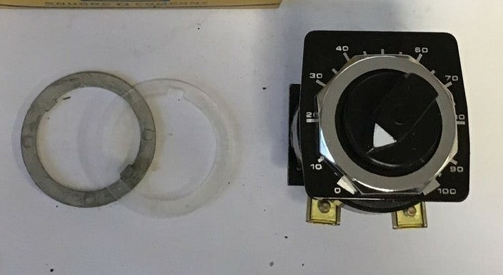 SQUARE D 9001 K2114 POTENTIOMETER OPERATOR SER.F 2