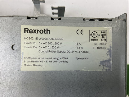 REXROTH CSH01.1C-S3-ENS-NNN-NNN-S2-S-NN-FW HCS02.1E-W0028-A-03-NNNN HAS05.1-007-3