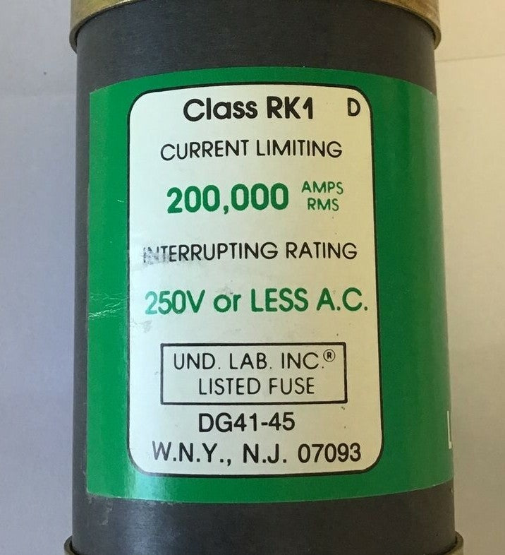 CEFCO LON-RK 225 FUSE LO-IP DUAL ELEMENT TIME DELAY FUSE CLASS RK1 250VAC 4