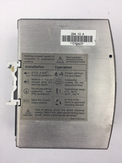 SOLA SDN 5-24-100 POWER SUPPLY 115/230VAC 2.6/1.4A 50/60HZ 24VDC/5A1