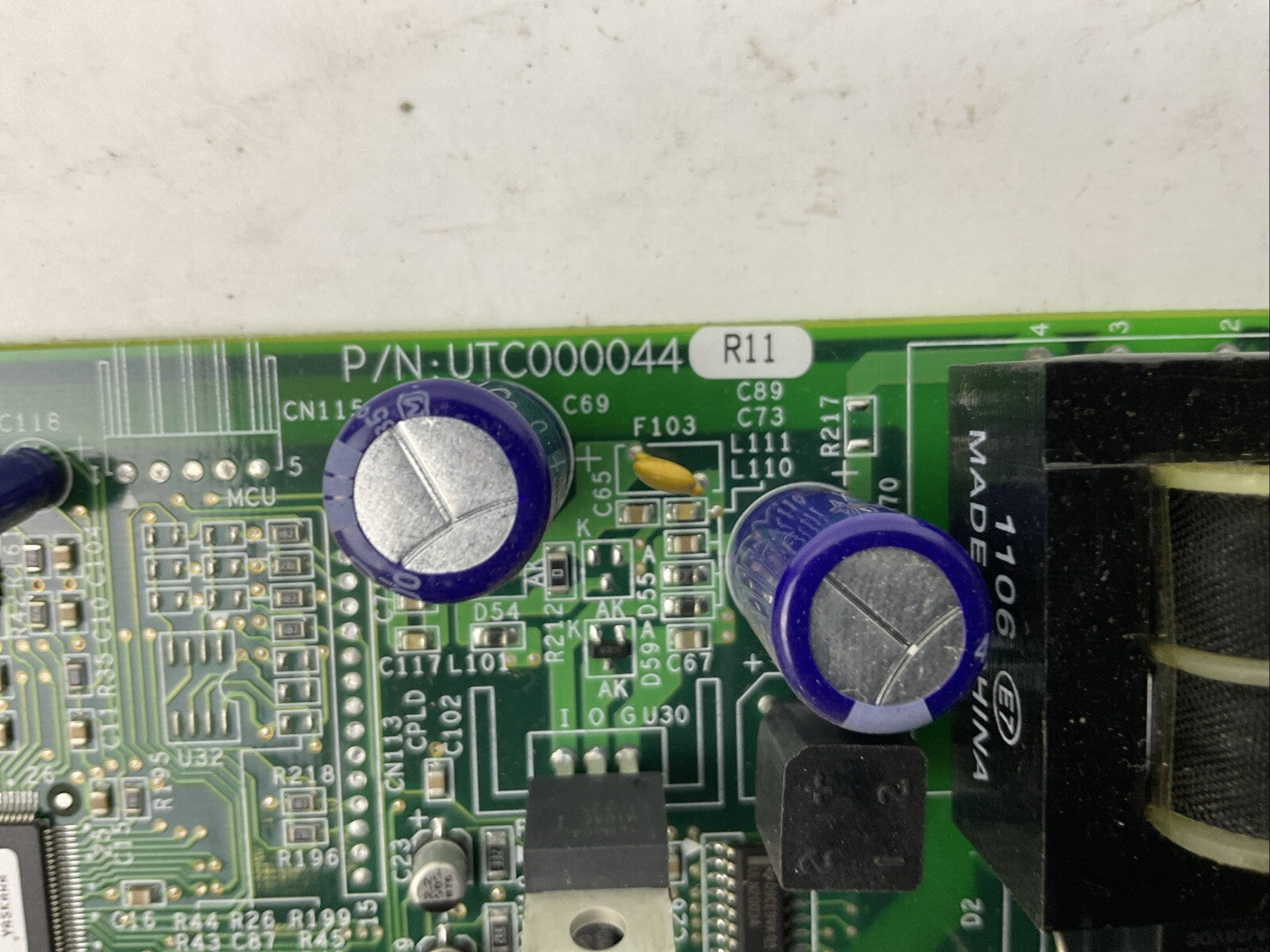 YASKAWA UTC000044 CIRCUIT BOARD UWR00563-1 REV:0 EXCEL 231 RIBBON CABLE1