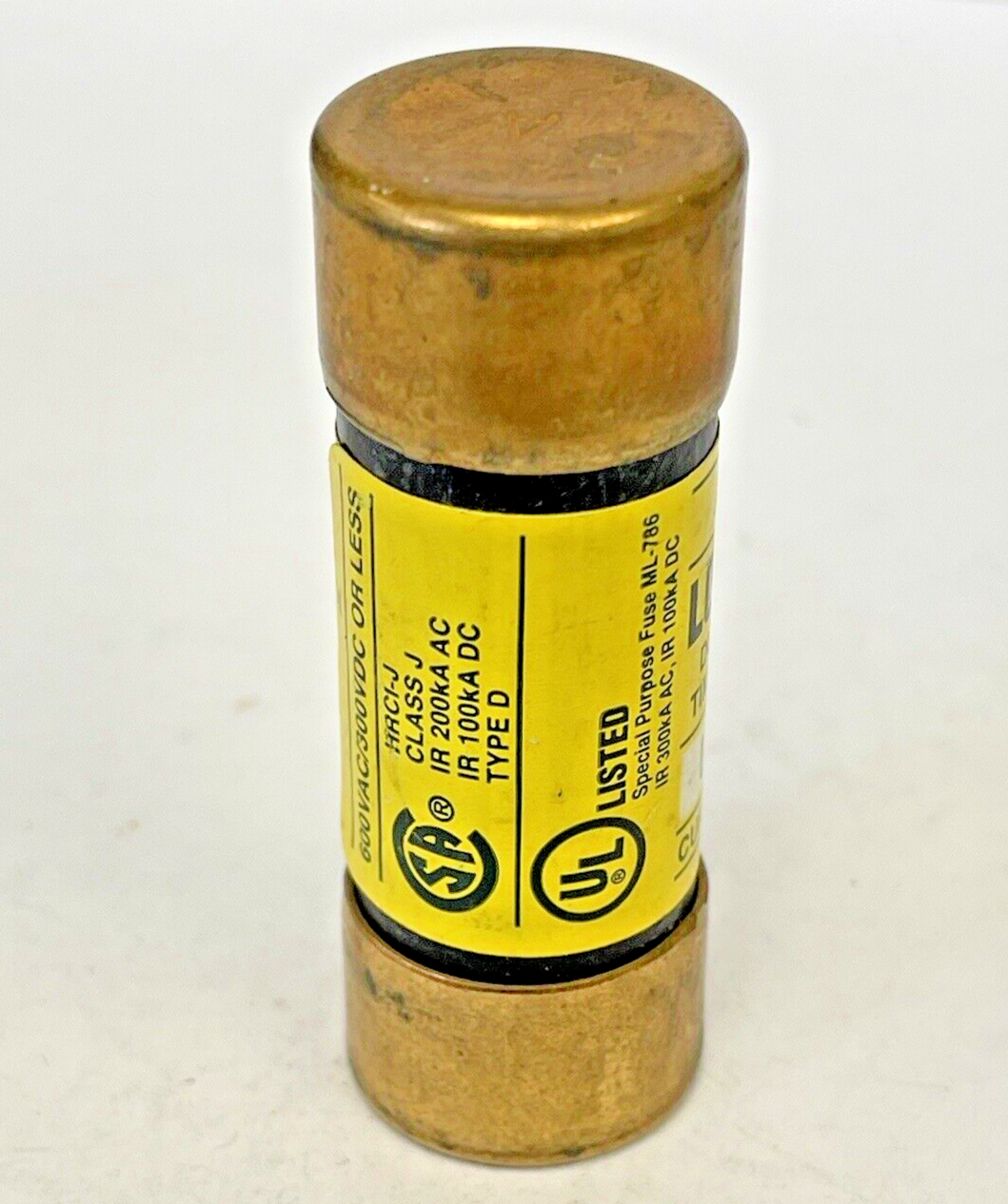 BUSSMANN - *LOT OF 2* - LPJ-2SP - 600 VAC, TIME-DELAY, DUAL-ELEMENT, LOW-PEAK3