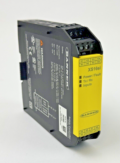 BANNER - XS16si - SAFETY CONTROLLER EXPANSION MODULE - 16 TERMINAL INPUTS,4 CONV0