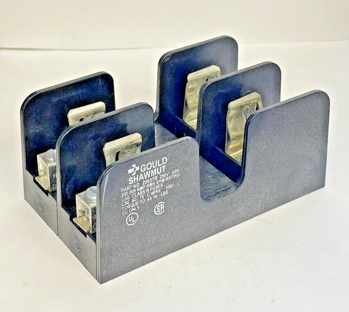 GOULD SHAWMUT - 20657R- FUSE HOLDER - 2 POLE, 250 V, 60 A0