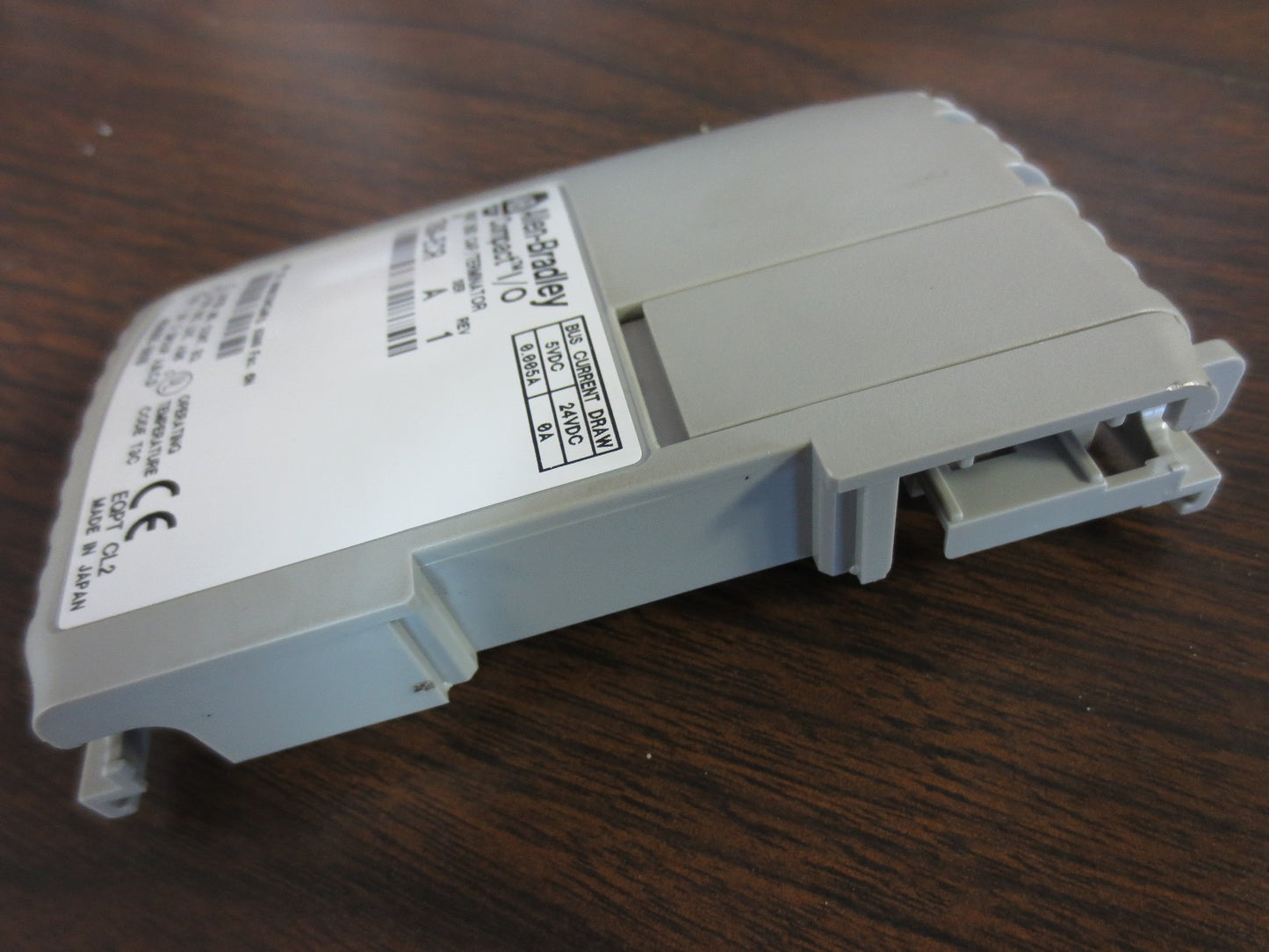 ALLEN-BRADLEY 1769-ECR COMPACT I/O RIGHT END CAP / TERMINATOR, Rev. 2.2