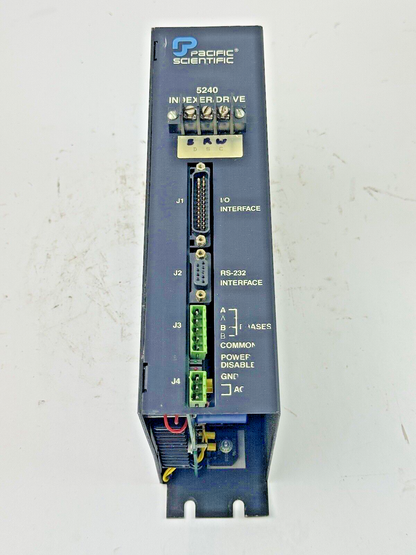 PACIFIC SCIENTIFIC - 5240 -INDEXER/ DRIVE-MNEMONIC PROGRAMMABLE-115 VAC, 1A, 1PH1
