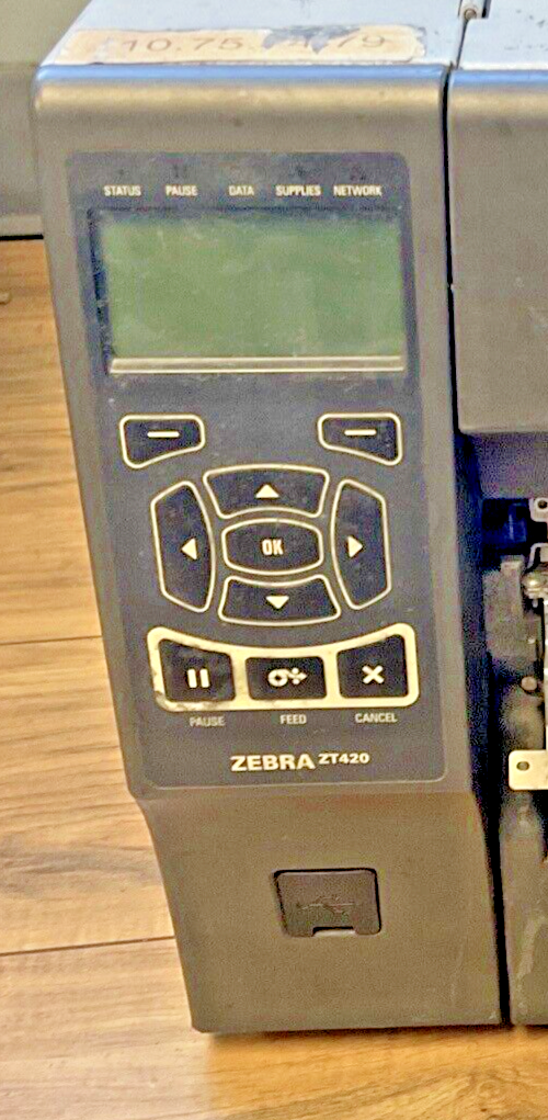 ZEBRA ZT420 THERMAL LABEL PRINTER 240V ZT42062-T010000Z3