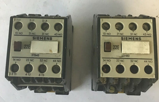 SIEMENS 3TD-1017-0C CONTACTOR 4S 4O 20A 0