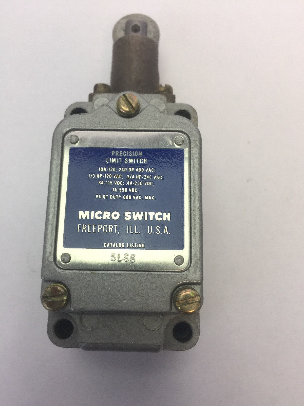 MICRO SWITCH A DIVISION OF HONEYWELL 5LS6 LIMIT SWITCH 1