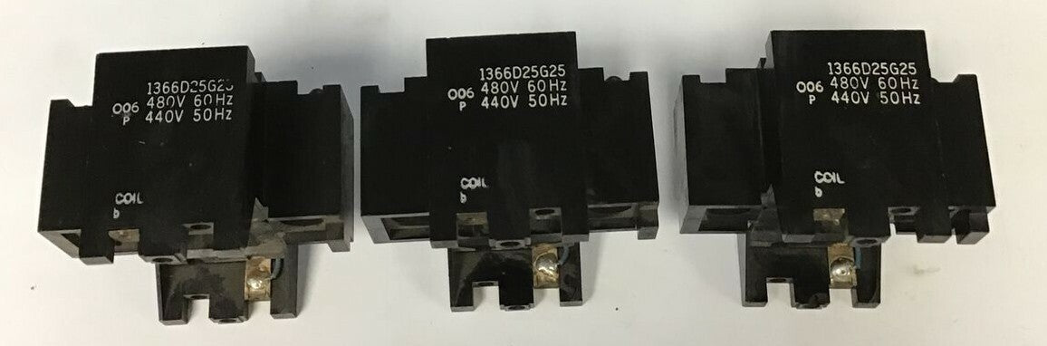 WESTINGHOUSE 1366D25G25 COIL 480V 60HZ 440V 50HZ ***LOTOF3***0