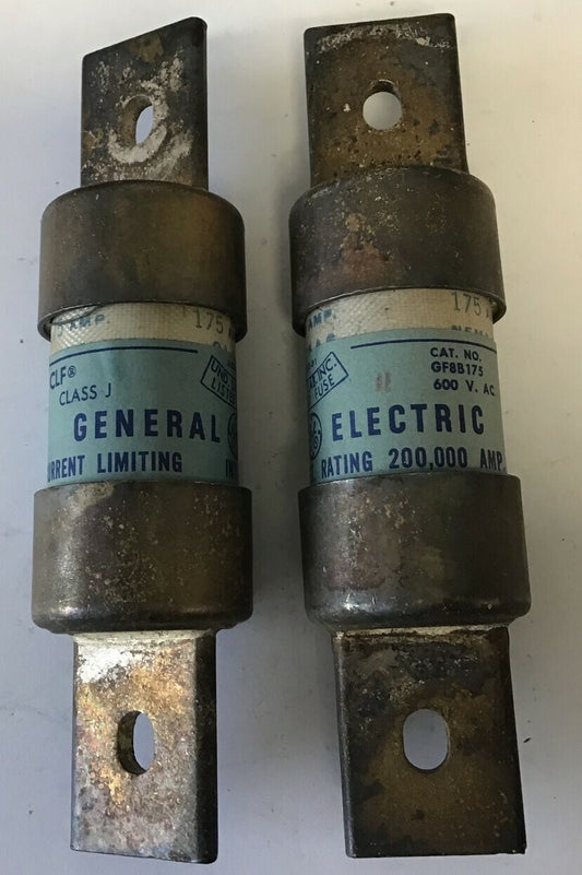 GENERAL ELECTRIC GF8B175 FUSE 600VAC 175AMP CLASS J ***LOTOF2***0