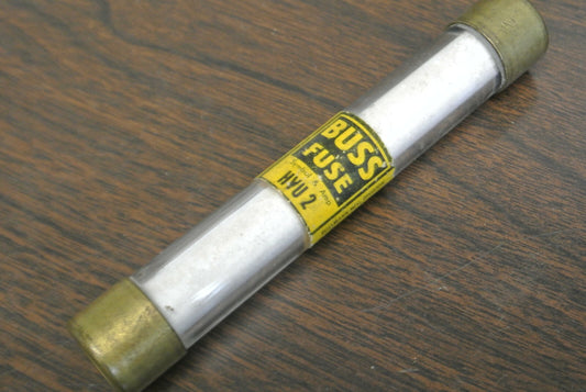 BUSS HVU2 HIGH VOLTAGE FUSE / 5000V / 2A / NEW SURPLUS0