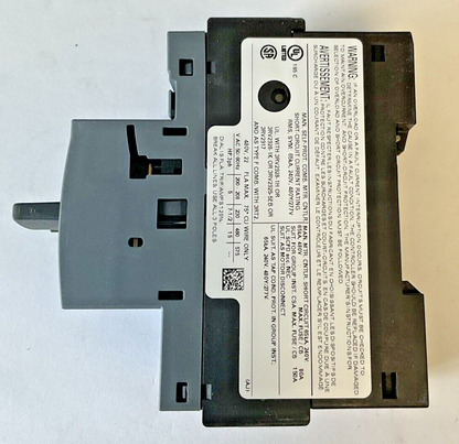 SIEMENS 3RV2021-4CA10 MOTOR CONTROL 16-22A6