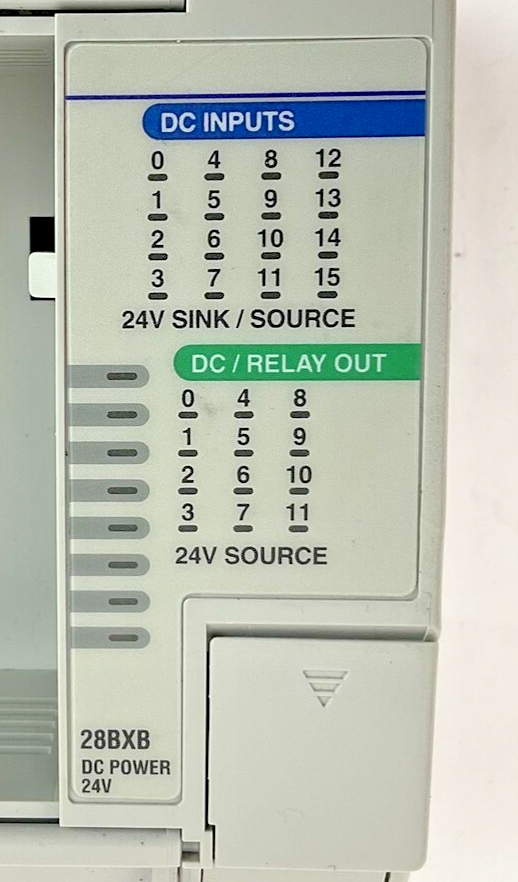 ALLEN BRADLEY 1764-28BXB BASE UNIT SER.B REV.A 24VDC MICROLOGIX 15001