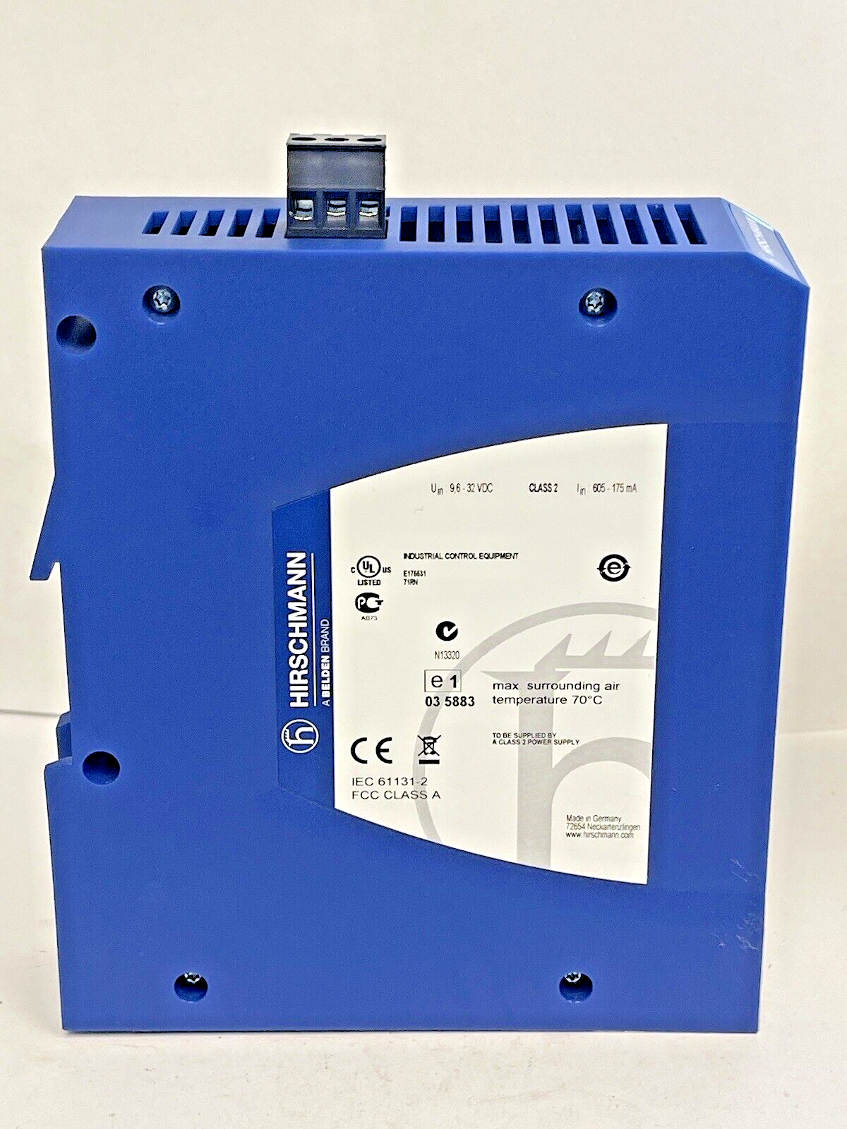 HIRSCHMANN - SPIDER II 8TX EEC - RAIL SWITCH - 8 PORT, 24VDC, 10/100 BASE TX + 25