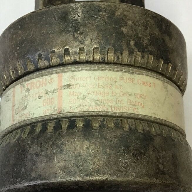 BUSSMAN T-TRON JJS600 FUSE 600A CURRENT LIIMITING 600V3