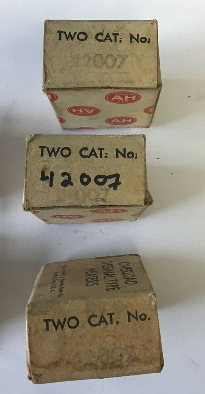 ARROW HART 42007 OVERLOAD RELAY HEATER ****LOTOF6****3