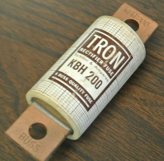 BUSSMANN / TRON KBH200 RECTIFIER FUSE / 200A / 500V / NEW SURPLUS / EACH0