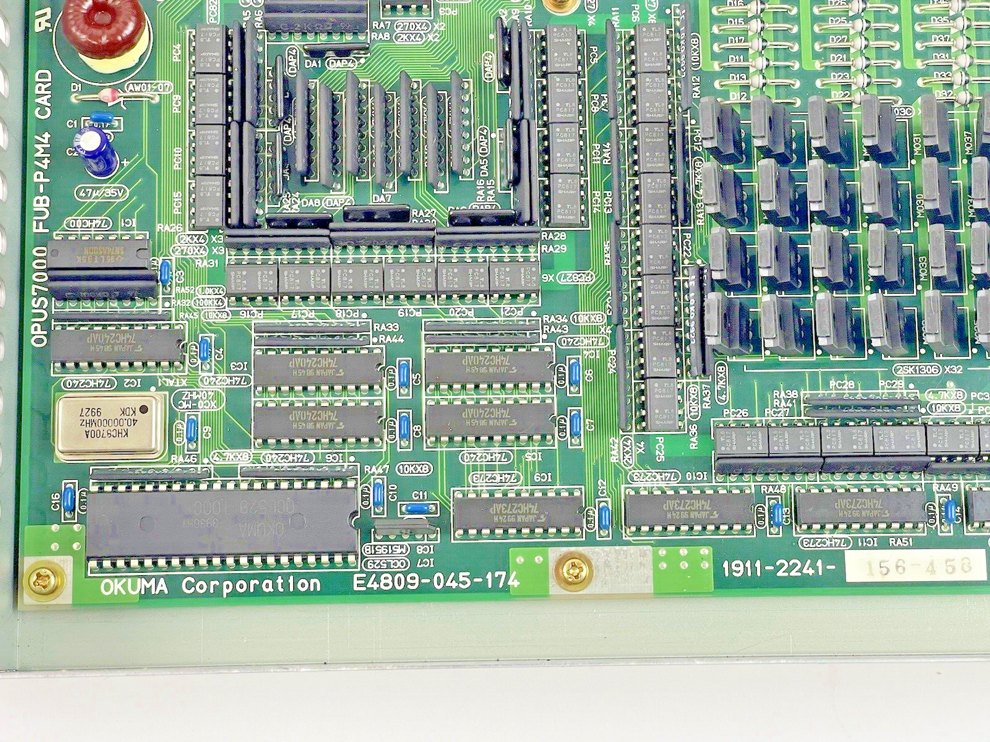 OKUMA - FUB-P4M4 - OPUS 7000 CARD - 1911-2241-157-491 VER. 2.03