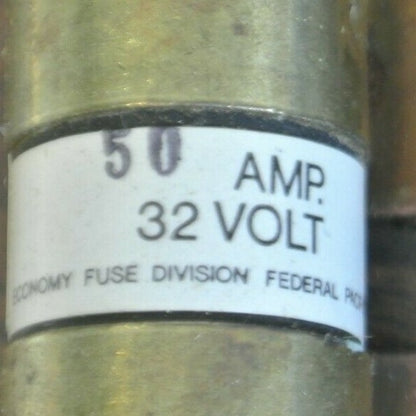 ECONOMY / FPE OBH-50 BOLT-ON FUSE / 50A / 32VDC / NEW SURPLUS2