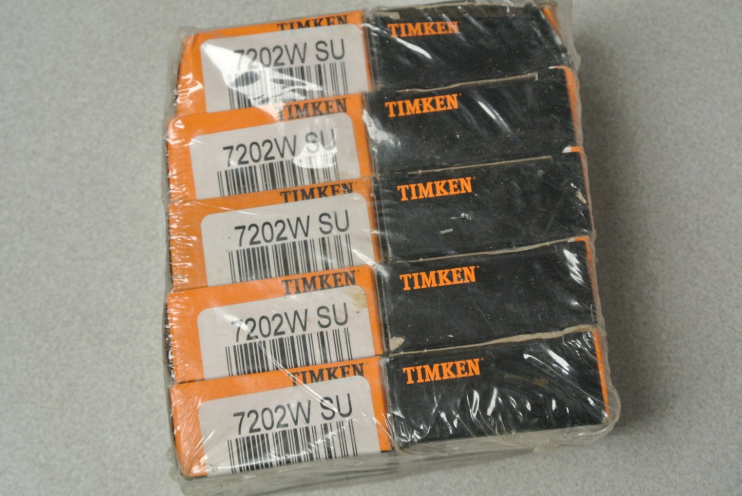 LOT of 10 / TIMKEN 7202W SU ANGULAR CONTACT BEARING / 15mm BORE, 35mm OD - NEW3