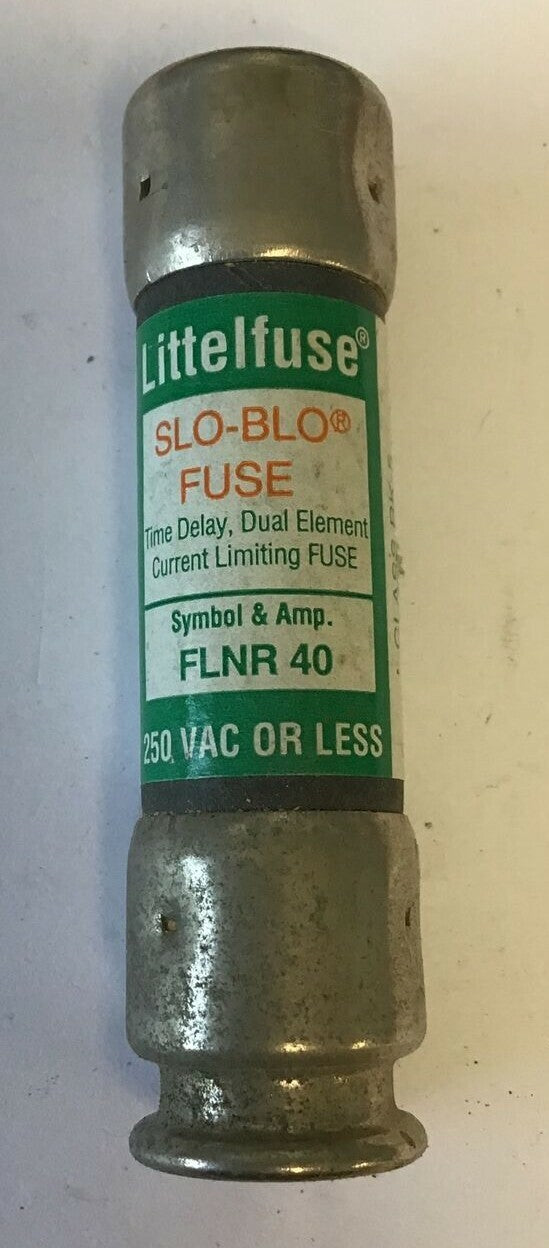 LITTELFUSE FLNR40 SLO-BLO CLASS RK5 250VAC 125VDC TIME DELAY ***LOTOF3***1