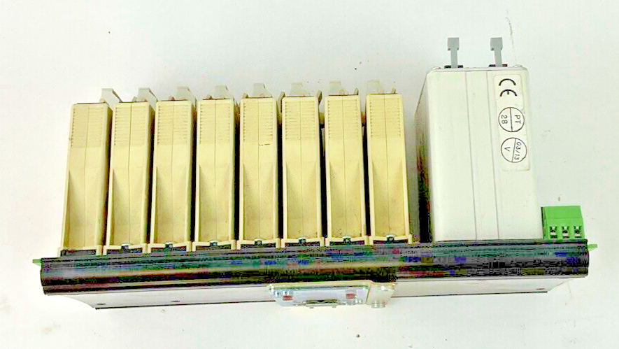 OPTO 22 SNAP8M W/ SNAP-OAC5(8) W/ SNAP B4  8 SLOT MODULE RACK3