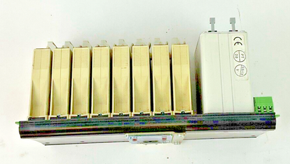 OPTO 22 SNAP8M W/ SNAP-OAC5(8) W/ SNAP B4  8 SLOT MODULE RACK3