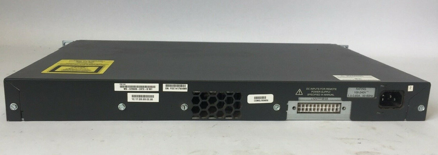 CISCO TNY-WS-C2960XS CATALYST SWITCH 24 PORTS5