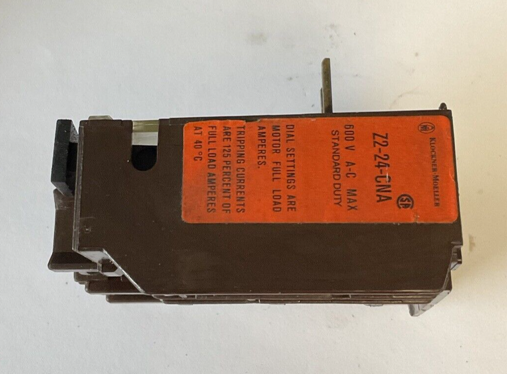 KLOCKNER-MOELLER Z2-24-CNA RELAY 600VAC5