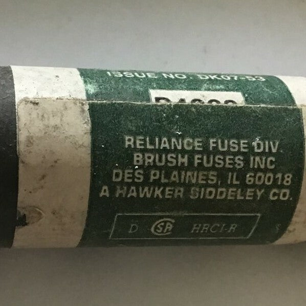 RELIANCE ECNR 60 TIME DELAY FUSE  RK5 250VAC 60A CURRENT LIMITING ***LOTOF12***5