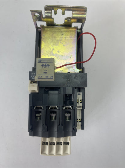TELEMECANIQUE LC1 D65 CONTACTOR 80A 600VAC COIL 24VDC LADN22 LA4 DB 3B 24VDC3