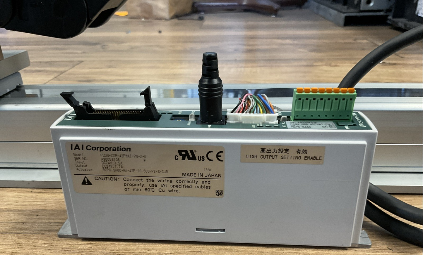 IAI RCP6-MUSRTA6C-CJR ROBOT CYLINDER RCP6-SA6C-WA-42P-20-500-P3-S-CJR ACTUATOR2