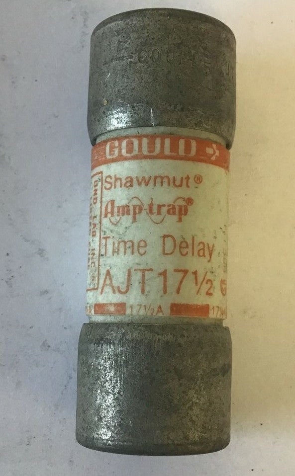 GOULD SHAWMUT AJT17 1/2 AMP TRAP 17 1/2A 600V  TIME DELAY CLASS J****LOTOF5****1