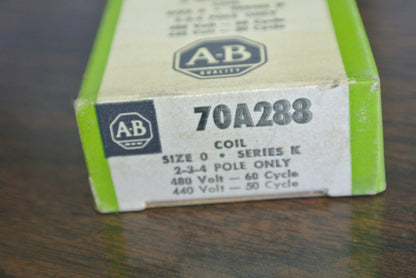 ALLEN-BRADLEY 70A288 COIL - SIZE 0, Series K 440-480V, 50-60Hz - NEW SURPLUS5