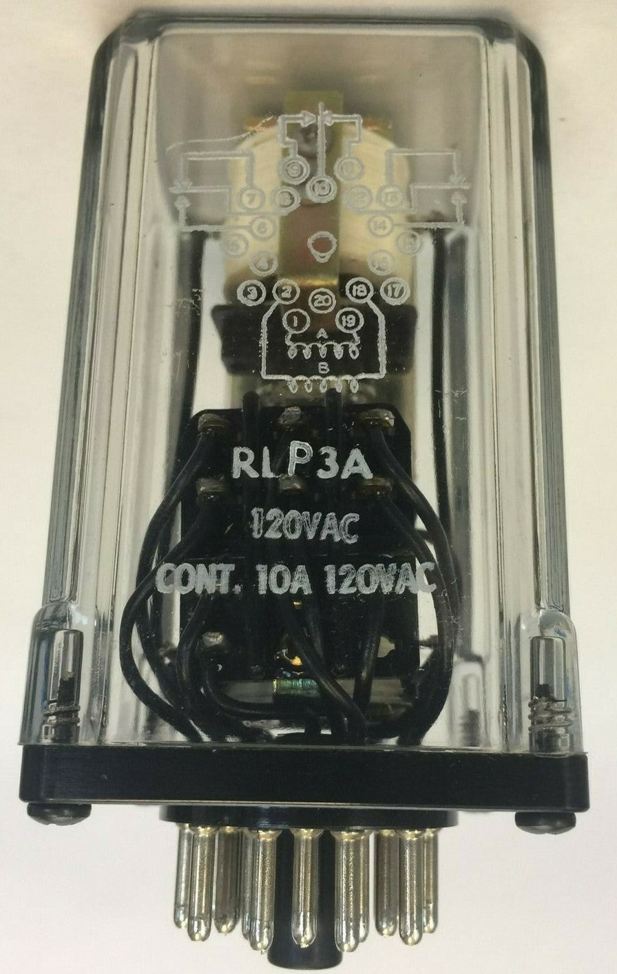 LINE ELECTRIC RLP3A 20 PIN RELAY 120VAC 10A0