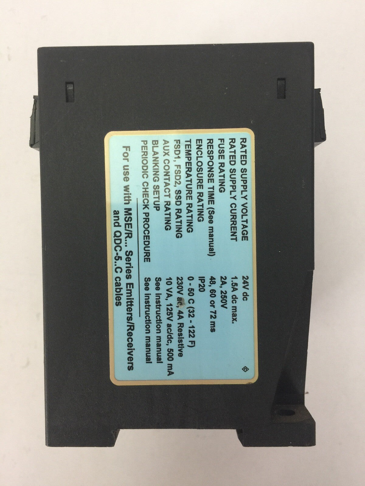 BANNER MSDINT-1 MINI-SCREEN CONTROLLER MODULE 24VDC 1.5A2