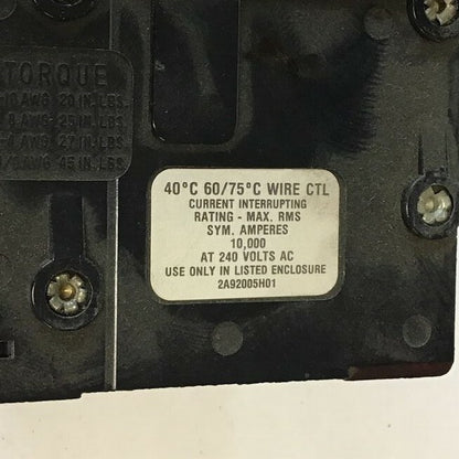 CHALLENGER C370 CIRCUIT BREAKER 70AMP 240VAC 3POLE 5