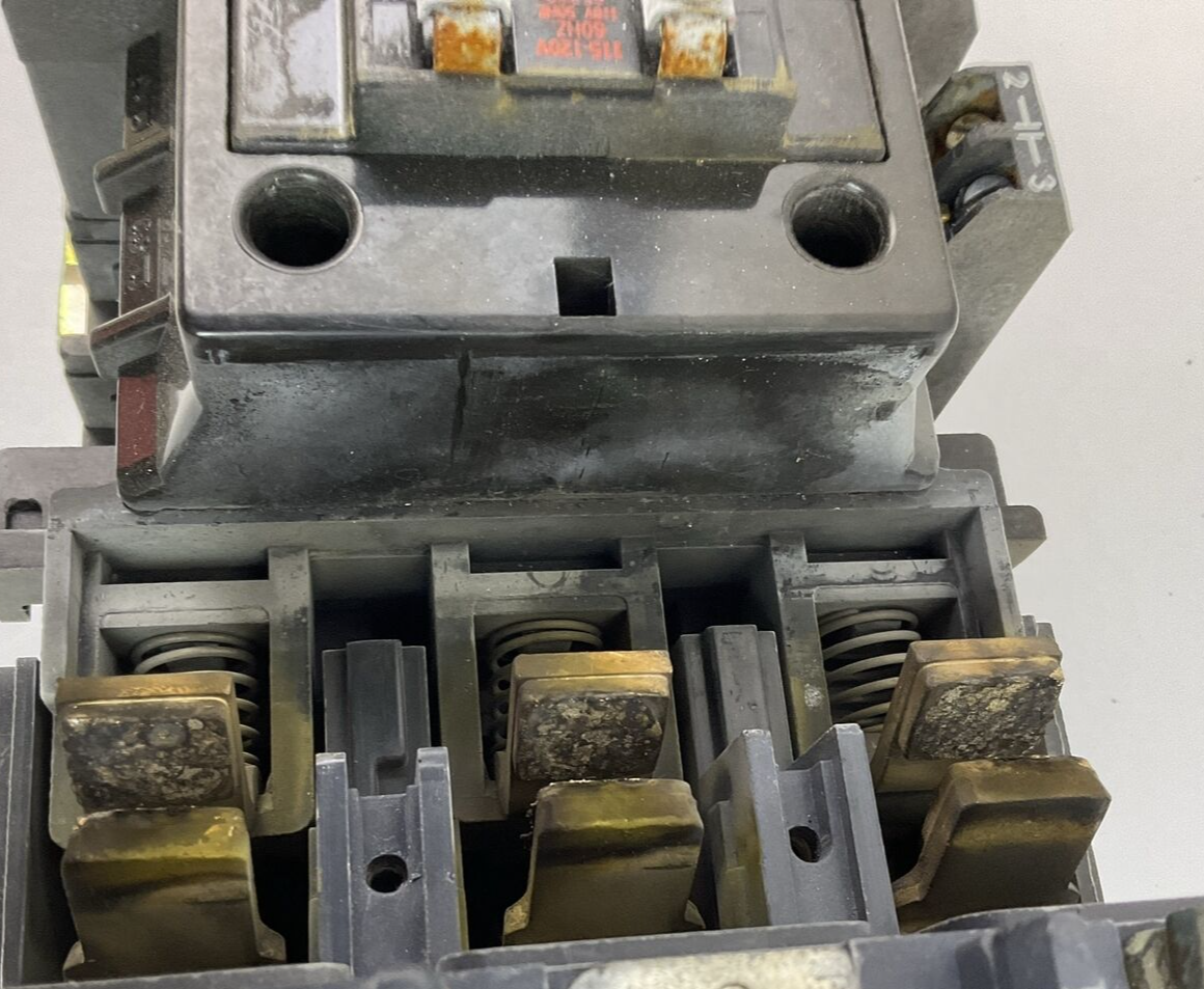 ALLEN BRADLEY 409-E156ND STARTER 600VAC 156A SER A COIL 115-120V 60HZ8