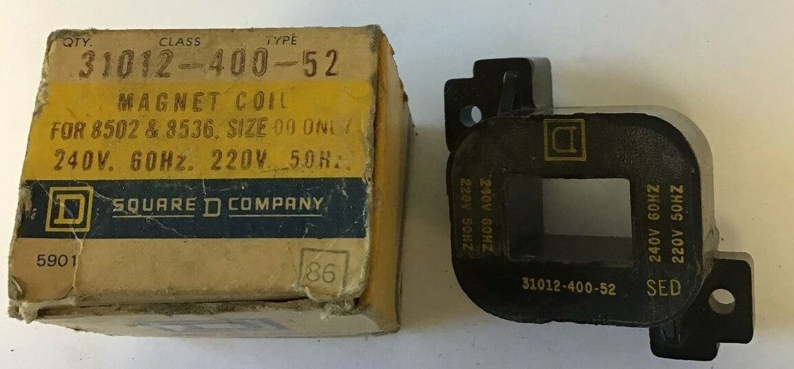 SQUARE D 31012-400-52 MAGNET COIL 240V 60HZ 0