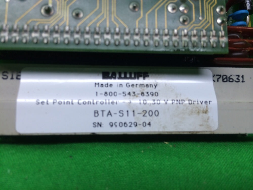 BALLUFF BTA-S11-200 10.30 V PNP DRIVER SET POINT CONTROLLER1