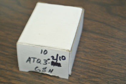 BOX of 10 / GOULD-SHAWMUT ATQ3-2/10 FUSE / 3-2/10A / 500V / NEW SURPLUS3