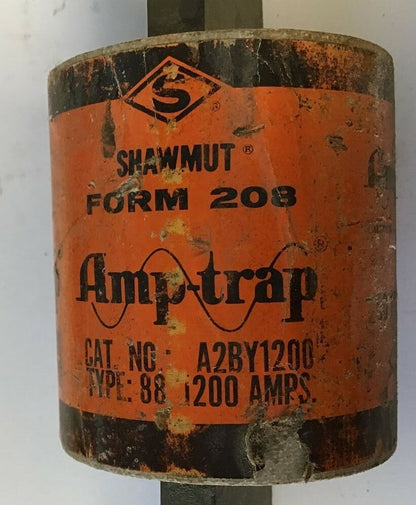 SHAWMUT AMP-TRAP A2BY1200 FUSE TYPE 88 1200AMPS 1