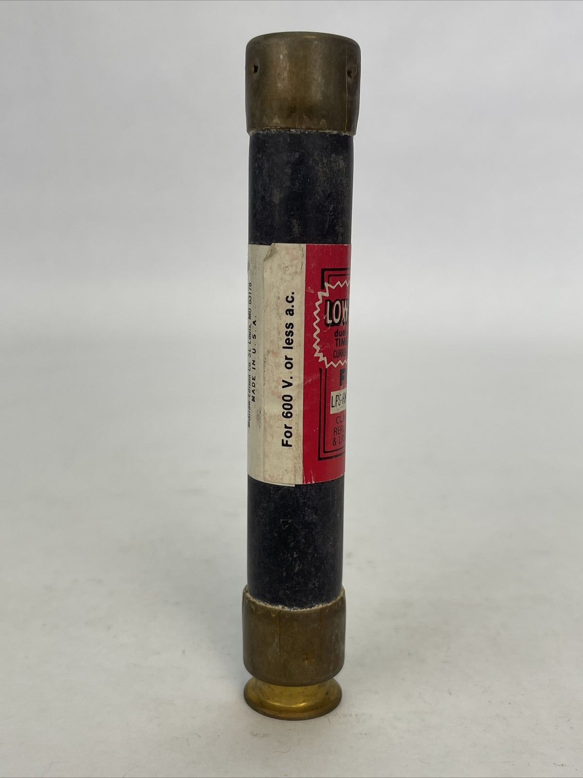 COOPER BUSSMANN LPS-RK-6 1/4 LOW-PEAK DUAL ELEMENT FUSE 600VAC 6-1/4A(LOT OF 10)6