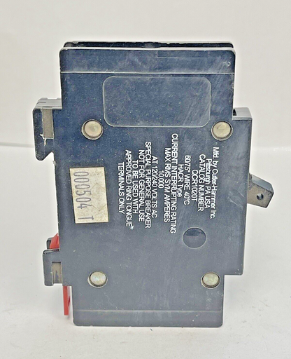 CUTLER-HAMMER - QCR1020T -1 POLE, 20 A, 120/240V CIRCUIT BREAKER - NEW OLD STOCK4