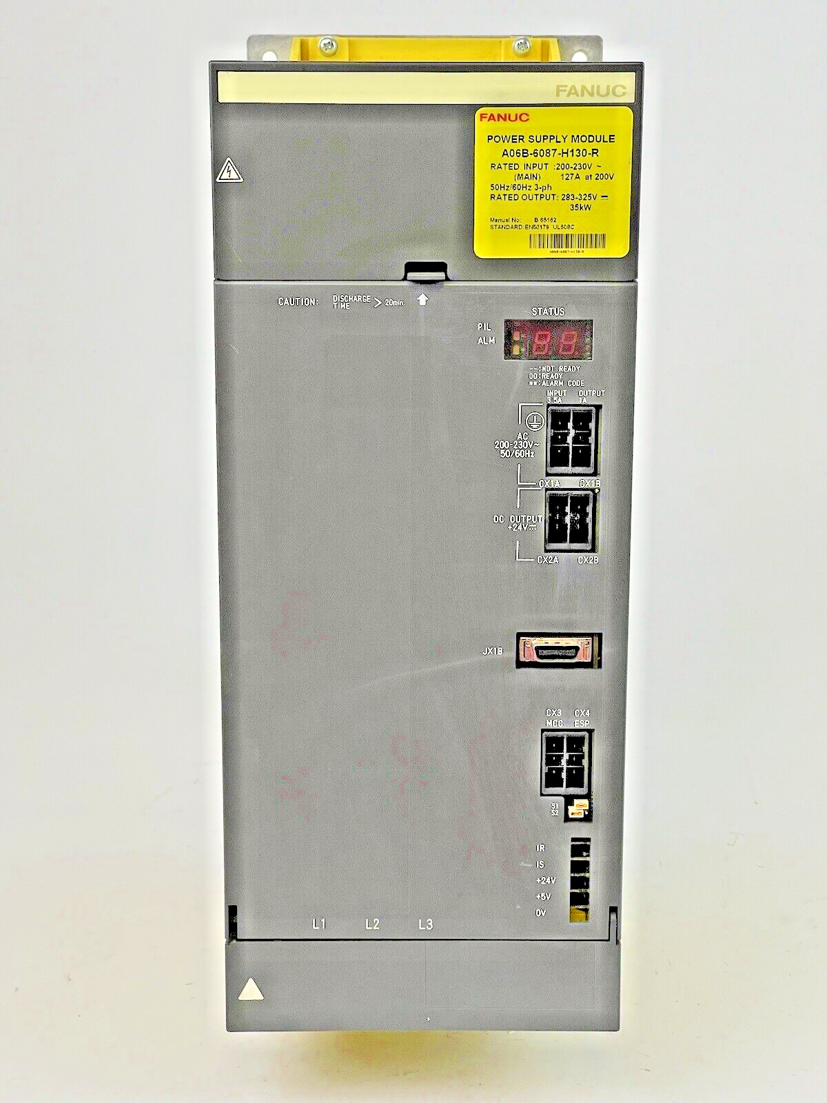 FANUC - A06B-6087-H130-R - POWER SUPPLY MODULE - 200-230V,3-PH,50Hz-60Hz,35kW1
