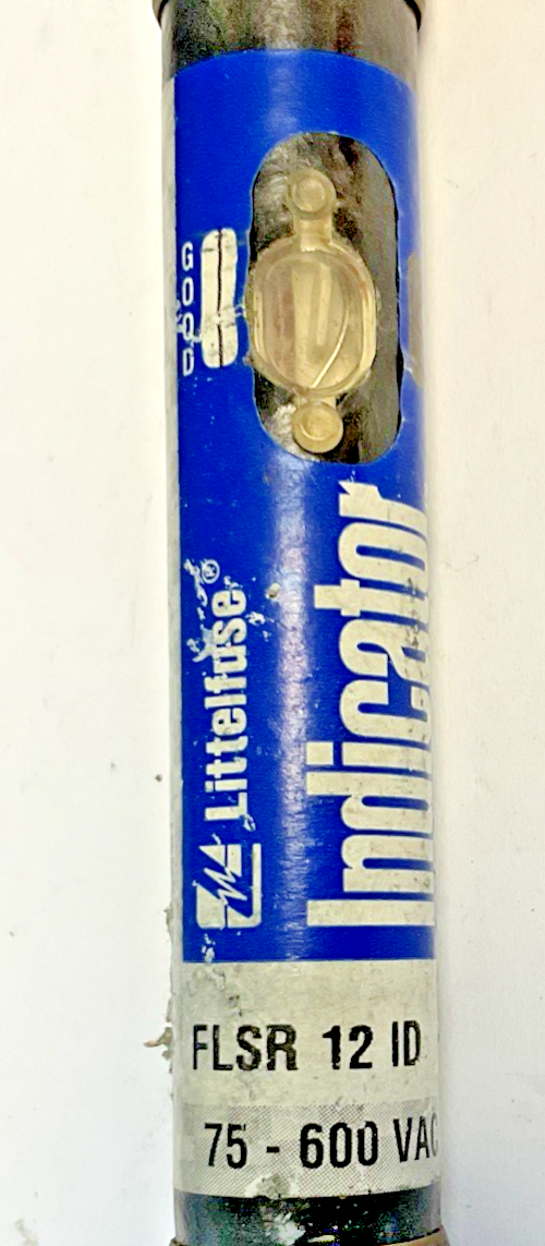 LITTELFUSE FLSR 12 ID INDICATOR FUSE 75-600VAC 12A ***LOTOF3***2
